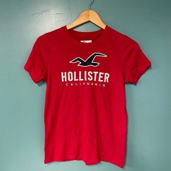 Hollister Tops - Hollister Tee Shirt - Size Small - Red